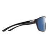 Smith Optics Boomtown Sunglasses ChromaPop Polarized Blue Mirror - Matte Black Frame view 2