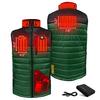 ActionHeat Green Bay Packers 5V Men's Colorblock Puffer Battery Heated Vest view 2