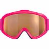 POC POCito Iris Kid's Ski Goggles Partly Sunny Light Orange Lens - Fluorescent Pink Frame view 1