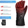 Dr.Warm Unisex Waterproof Electric Battery Heated Leather Gloves view 4