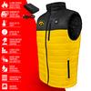 ActionHeat Iowa Hawkeyes 5V Men's Colorblock Puffer Battery Heated Vest view 3