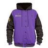 ActionHeat Minnesota Vikings 5V Battery Heated Varsity Jacket view 1