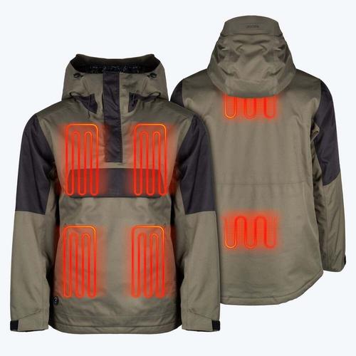 Mobile Warming Men's Denali Anorak 1/4 Zip Heated Hoodie