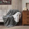 Woolrich Heated Plush to Berber Throw - 60