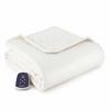 Shavel Micro Flannel The Premier Reverse to Ultra Velvet Heated Throw/Twin - Oversized 62