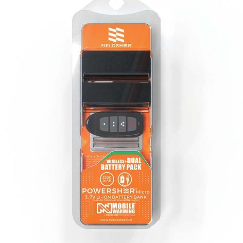 Mobile Warming 3.7V 2200mAh Battery, Cable & Remote for Heated Socks