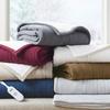 Serta Heated Fleece to Sherpa Throw - 50