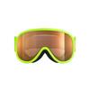 POC POCito Retina Kid's Ski Goggles Partly Sunny Light Orange Lens - Fluorescent Yellow/Green Frame view 1