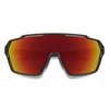 Smith Optics Shift MAG Sunglasses ChromaPop Red Mirror - Black Frame view 1