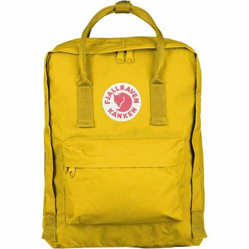 FjallRaven Kanken Backpack - Warm Yellow