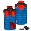 ActionHeat Detroit Lions 5V Men's Colorblock Puffer Battery Heated Vest view 2