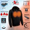 NexGen Heat Men's 'Igniter' Soft-Shell Heated Hooded Jacket view 3