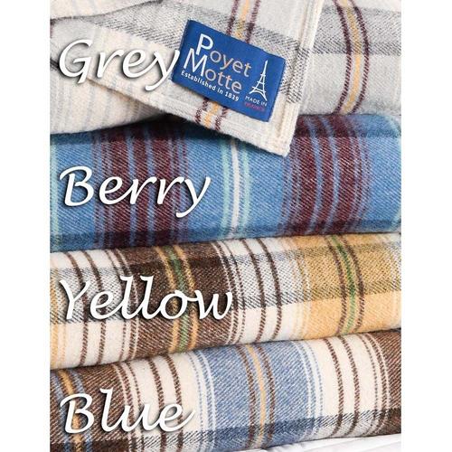 Poyet Motte Chevreuse 67% Wool Blanket 450Gsm 33% Acrylic - Twin 72