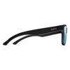 Smith Optics Lowdown 2 Sunglasses ChromaPop Polarized Blue Mirror - Matte Black Frame view 2