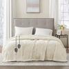 Beautyrest 100% Polyester Solid Microlight to Solid Microlight Heated Blanket - Full view 3