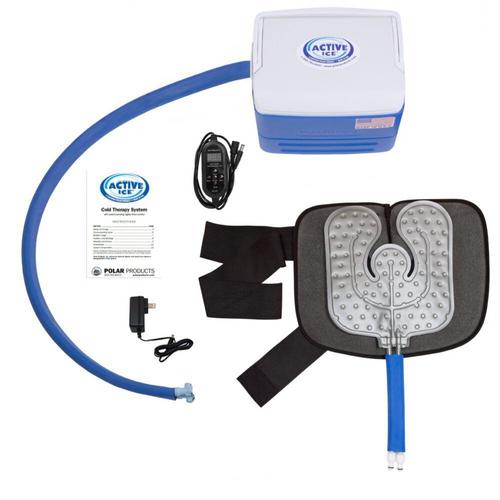 Polar Products Active Ice 3.0 Targeted Coverage Shoulder Cold Therapy System with Compression Wrap, 9-Quart Cooling Reservoir