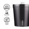 Corkcicle Insulated Ice Bucket with Lid - Gunmetal view 1