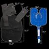 Polar Products Active Ice 3.0 Targeted Coverage Shoulder Cold Therapy System with Compression Wrap, 9-Quart Cooling Reservoir view 1