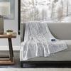 True North by Sleep Philosophy Raina Heated Metallic Print Throw - 50