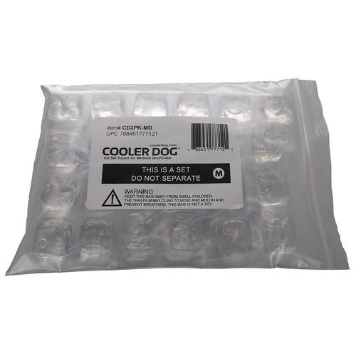Cooler Dog Ice Set 3-pack for Vest & Collar - Medium
