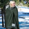 Poyet Motte 100% Polyester Military Twin Size Blanket - Khaki Olive view 2