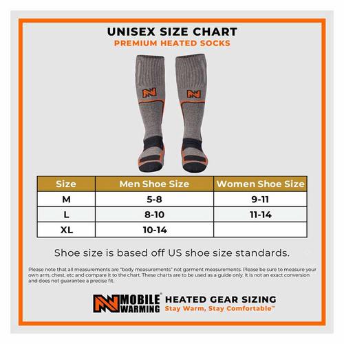 Chaussettes Chauffantes Osmo Heated Socks 2.0 - Chauffage Rapide, Contrôle Température Intelligent, Respirantes, Idéales Ski, Randonnée Et Vie Quotidienne - 10