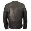 Milwaukee Leather Men's Lightweight Sporty Scooter Crossover Jacket view 2