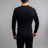 Merino Skins Unisex Long Sleeve Crew Neck - Black view 2