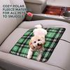 Zone Tech 12V Car Mini Heated Travel Blanket Pad - Green Plaid view 4