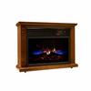 World Marketing Comfort Glow Mobile Quartz Electric Fireplace - Vintage Oak view 2