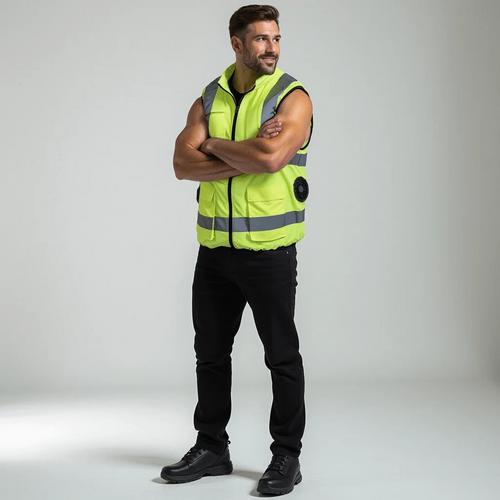 Polar Quest Cooling Fan Construction Vest