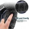 Zone Tech 12V Car Steering Wheel Plush Heated Cover - Classic Black view 1