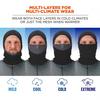 Ergodyne N-Ferno 6844 Balaclava Face Mask with Dual-Layer - Black view 5