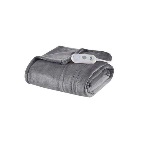Serta Heated Plush Throw - 50