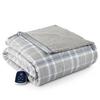 Shavel Micro Flannel The Modern Reverse to Sherpa Electric Heated Blanket - Full view 3