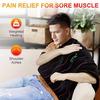 UTK Far Infrared Heating Pad for Back Pain Relief - Black/20''x24'' view 3