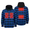 Mobile Warming Men's Flannel Hoodie Heated Jacket view 7