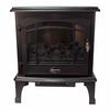 World Marketing Comfort Glow The Sanibel 3-Sided Infrared Quartz Electric Stove - Black view 8