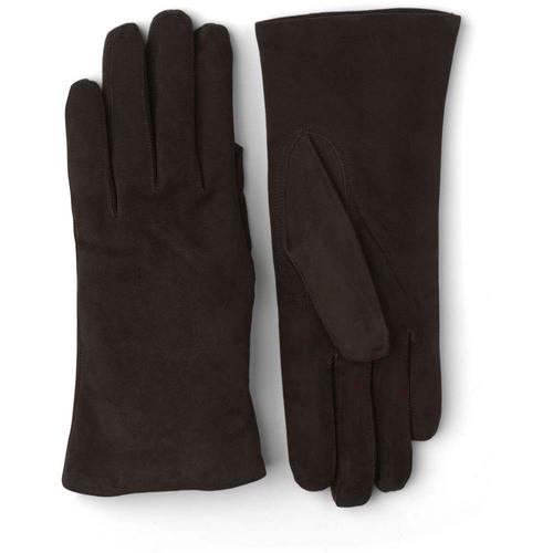 Hestra Women's Hairsheep Suede Pique 2 BT Cashmere Leather Gloves