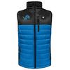 ActionHeat Detroit Lions 5V Men's Colorblock Puffer Battery Heated Vest view 1