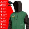 ActionHeat Green Bay Packers 5V Battery Heated Varsity Jacket view 4
