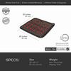 HealthyLine Jet PEMF Far Infrared Heated Mat - 20x20 Inch view 2