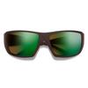 Smith Optics Guide's Choice Sunglasses ChromaPop Glass Polarchromic Brown Green Mirror - Matte Tortoise Frame view 1