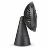 O2 Cool Treva 5 Inch Oscillating Rechargeable Desk Fan - Black view 2