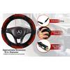Zone Tech 12V Car Steering Wheel Plush Heated Cover - Classic Black view 6