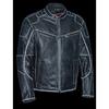 Milwaukee Leather Men's Vintage Distressed Triple Vented Jacket view 3