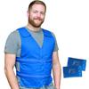 Polar Products Kool Max Adjustable Front Zipper Cooling Vest for Sizes XL/XXL & 2XL/3XL view 1