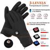 Savior Heat Unisex Electric Rechargeable Battery Heated Warm Thermal Snow Gloves view 2