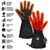 Open Box ActionHeat 5V Women's Slim Fit Fleece Heated Gloves view 3