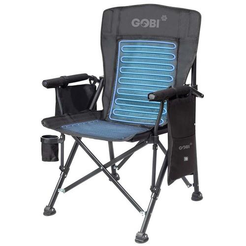 Gobi Heat Zephyr Dual-Zoned Cooling Camp Chair - Onyx